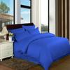 8 Piece Bed in a bag Striped Bedding Duvet & Sheet Set Royal Over Sized Queen Size With Zipper & Corner Ties Set Include - 1 Duvet, 1 Bed Skirt ,1 Flat ,1 Fitted 15'' Deep ,4 Pillowcases & Shams view 1