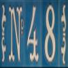 10cm x 7.5cm Blue & White Spanish Hand-painted Ceramic Number Tiles & Filigree Frames (Blue 2 End Set) view 4