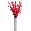 DCQRY WYSRJ 10PCS Artificial Peach Blossom Branches 49inch Long Stem Silk Cherry Blossom Spring Peach Flowers Fake Flower Arrangements for Home Wedding Decoration view 1