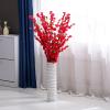 DCQRY WYSRJ 10PCS Artificial Peach Blossom Branches 49inch Long Stem Silk Cherry Blossom Spring Peach Flowers Fake Flower Arrangements for Home Wedding Decoration view 2