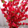 DCQRY WYSRJ 10PCS Artificial Peach Blossom Branches 49inch Long Stem Silk Cherry Blossom Spring Peach Flowers Fake Flower Arrangements for Home Wedding Decoration view 4