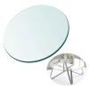 KDLKCT6 Tempered Glass Table Top,Strong Hardness,Protect The Desktop,Plate Glass,Round Glass Top 15in17in20in21in25in27in28in,Thickness: 9mm, Polished Edge (Color : Clear, Size : 52CM (20IN)) view 1