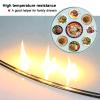 KDLKCT6 Table Top Tempered Glass 38 cm 48 cm 55 cm 68 cm 75 cm 80 cm, 18 Sizes, Thick : 9mm, Flat Edge Polish, Clear, Heat Resistant, Not Easy to Damage, Round Glass Table Top view 3
