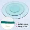 KDLKCT6 Round Glass Table Top,Strong Hardness,High Temperature Resistance,Not Fragile,Tempered Glass Table Top,Good Stability,Dining Table,Furniture Replacement Parts, 1/3" Thick view 3
