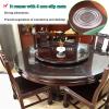 KDLKCT6 Round Glass Table Top,Strong Hardness,High Temperature Resistance,Not Fragile,Tempered Glass Table Top,Good Stability,Dining Table,Furniture Replacement Parts, 1/3" Thick view 4
