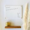 White Acrylic Dry Erase Board, (22 x 35 Inches) view 3