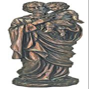 CatholicStore 11" St. Joseph & Child Statue, Cold Cast Bronze Resin, Lightly Hand Painted