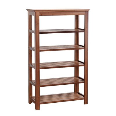 Free Standing Shoe Racks Shoe Closet Six-layer Simple Shoe Rack Economic Shoe Cabinet Corridor Living Room Household Storage Rack Shoe Organizer for Closet Floor (Size : Medium)
