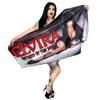 Kreepsville Elvira Classic Red Logo Coffin Beach Towel HWCBTERL view 2