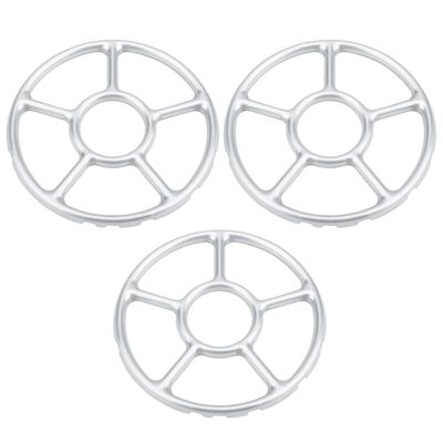 SOLUSTRE Gas Stove Pot Support Racks 6.10 Inch Galvanized Steel Wok Ring for Gas Stove Pan Support for Anti-Slip Burner Ring for Stable Cooking 3 Pack