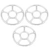 SOLUSTRE Gas Stove Pot Support Racks 6.10 Inch Galvanized Steel Wok Ring for Gas Stove Pan Support for Anti-Slip Burner Ring for Stable Cooking 3 Pack view 1