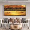 100% Hand-Painted Original Oil Painting Nature Oil Painting on Canvas Greece Mediterranean Landscape Oil Painting Abstract Wall Art 48X24in Unframed view 2