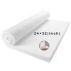 32" x24" x1" (Thick) Ceramic Fiber Blanket Fireproof Insulation Baffle Rated to 2400F, High-Temperature Resistance for Oven Stoves, Kilns, Forges view 1