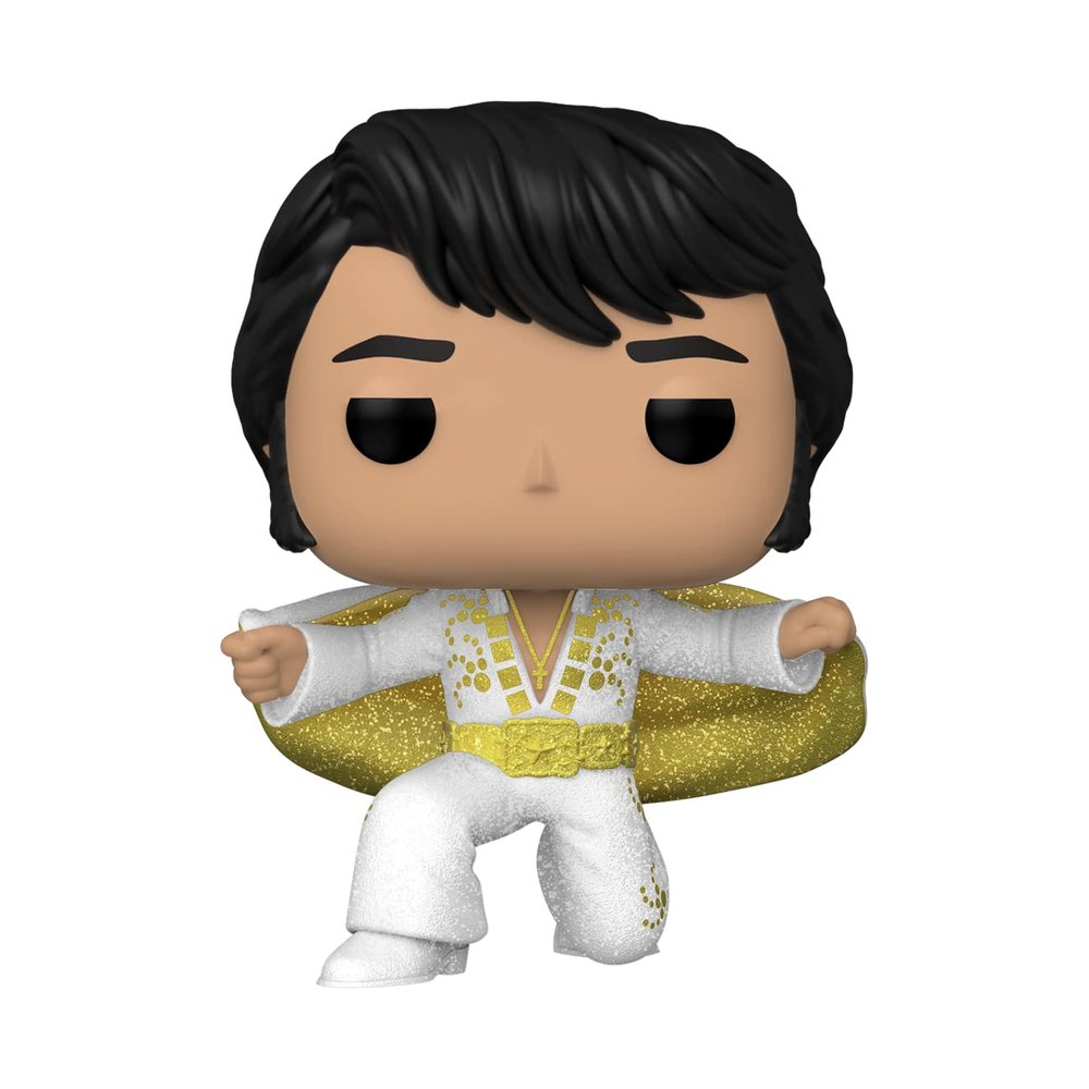 Funko POP! Rocks: Elvis Presley - Pharaoh Suit - Diamond Glitter - Collectable Vinyl Figure - Gift Idea - Official Merchandise - for Kids & Adults - Music Fans
