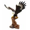 7" Tall Bald Eagle Descending On Tree Branch Decorative Figurine Resin view 1