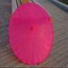 AEAOA Plain Bamboo Cloth Parasol Umbrella Great for Wedding Party Favor (Hot Pink) view 3