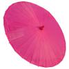 AEAOA Plain Bamboo Cloth Parasol Umbrella Great for Wedding Party Favor (Hot Pink) view 4