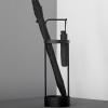 XinsBeirun Umbrella Holder, Antique Metal Umbrella Stand Free Standing, Industrial Umbrella Rack for Home Office Entry Hallway Patio Decor, Hotel Decor(Black) view 4