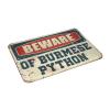 gaeruite Boot Mat Tray Beware of Burmese Python Rug Camping Gifts (Size : 20 * 32IN/50 * 80CM) view 3