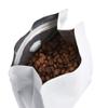 50 Pack Coffee Bags with Aluminum Foil and Degassing Valve, Resealable High Barrier Storage Bags, Odor-Proof for Coffee Beans, Stand Up Coffee Pouch, Flat Bottom (Medium-12OZ, White) view 4