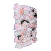 6 Pcs Artificial Flower Wall Panels 60x40cm Silk Hydrangea Wall Panel Flowers, Rose Wall Panel Artificial Flowers Wall Decor 3D Flower Wall Panel Silk Flowers(White Dahlia + Champagne Peony + Leaf) view 4