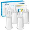 4 Pack Breville Water Filters, Compatible with Breville BES880 Barista Touch, BES990 BES980 Oracle Touch and BES878 BES920 Bambino ClaroSwiss Sage Espresso coffee Machine view 1