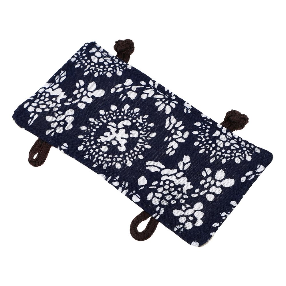 Pan Handle Covers Tea Kettle Handle Cover Heat Insulation Pads Vintage Cloth Tea Pot Sleeve Washable Sleeves Mitt Glove for Home Kitchen Sauce Holder