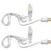 YIMILITE C7 String Bulbs Christmas Village Light Accessory Cord 2 Pack view 1