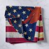 Castle Fairy Retro American Flag Tapestry Elk Silhouette Tapestries Art Home Decoration Bedroom Decor Living Room Door Stars Stripes Tapestry Wall Hanging Sunset Scenery Wall Hangings Art70.9x92.5 view 2