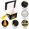 AerWo Graduation Party Favors, 30Pcs Gold and Black Graduation Gifts Bulk Grad Cap Decorations Candy Boxes for College High School Party Decorations (2025) view 3