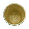 Blue Utensil Holder With White Spots For Kitchen Counter, Handmade Pottery Stoneware Vase (Small, Blue) view 3