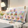 ZZYK Cute King Headboard Cushions Rectangular Headboard Reading Body Pillow Soft Bolster Large Back Pillow Bumper Pillow with Removable Cover,E,70"/180cm view 1