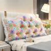 ZZYK Cute King Headboard Cushions Rectangular Headboard Reading Body Pillow Soft Bolster Large Back Pillow Bumper Pillow with Removable Cover,E,70"/180cm view 3
