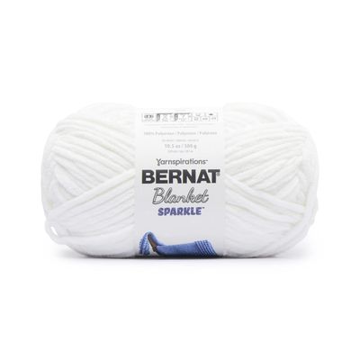 Bernat Blanket Sparkle 300g - White Sparkle