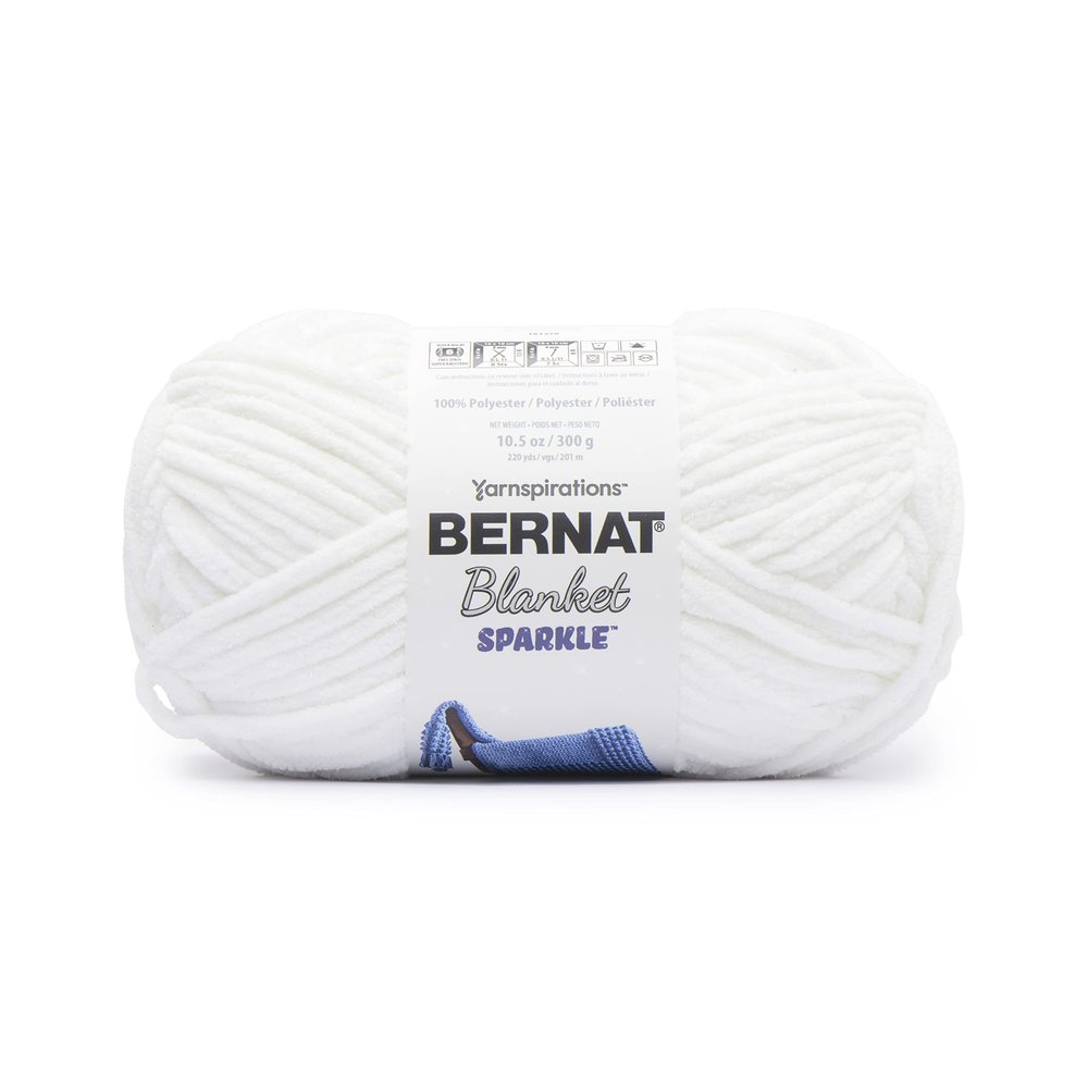 Bernat Blanket Sparkle 300g - White Sparkle