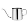 250ml/350ml Pour over Kettle Coffee Tea Pot, Gooseneck Kettle, Stainless Steel Coffee Pot with Long Gooseneck Spout Hand Coffee Kettle for Kitchen Coffee Shop( 250mL-Silver) view 1