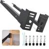 Bed Frame Footboard Extension Brackets Set Attachment Kit,Universal Bolt-on Footboard Extension Brackets Will Fit Most Twin,Queen and King Bed Frames view 1