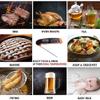 Feilx Digital Kitchen Food Thermometer For Meat Water Milk Cooking Food Probe BBQ Electronic Oven Thermometer Kitchen Tools (Color : Orange) view 4