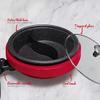 The Rock Dual-Sided 3L 3.2 qt. Electric Hot Pot | Adjustable Temperature Control | Red view 4