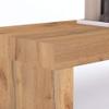 Mobili Fiver Evolution Tall Kitchen Bar Table Made in Italy | Space Saving, Wall-Mounted Counter Height Table for 4 | Breakfast Bar Table Top w/Cable Holder | Rustic Oak | 47,2 in x 23,6" in view 2