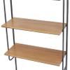 Deco 79 Metal 5 Shelves Wall Shelf, 23" x 12" x 71", Brown view 4