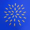 BAZIC Products Clothes Pin Mini 1", Natural Wood Clothespins, Non Toxic Wooden Photo Clips for Art Craft Decor (50/Pack), 2-Packs view 2