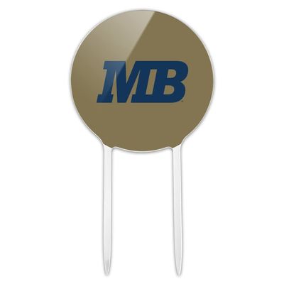Acrylic California State University Monterey Bay Secondary Logo Cake Topper Party Decoration for Wedding Anniversary Birthday Graduation
