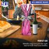 MT Products Pink Metallic Mylar Wine Gift Bags 6.5" x 18" - Great for wine Pull - Pack of 25 view 4