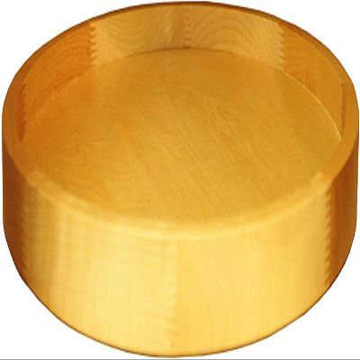 Dowell 18" Natural Wood Full Circle Lazy Susan with Aluminum Bearing for Corner Cabinets (4006 360)