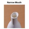 AETVRNI DIY Vase for Pampas Grass, Handmade White Ceramic Vase, Modern Home Decorative Vase for Dried/Flowers,White view 3