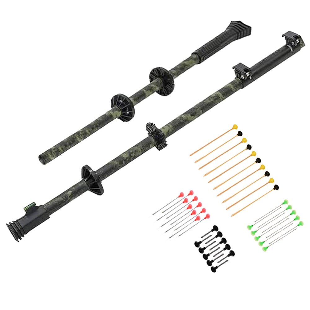 Black Rhino Blowguns Khaos Professional .625 2 Piece Large Bore Hunting Blow Dart Gun, 4 Foot Defected Camo - Made in the US