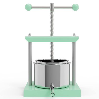 EJWOX Green Cheese Tincture Herb Fruit Wine Manual Press - 0.8 Gal Stainless Steel Press Machine for Juice, Vegetable, Wine, Olive Oil