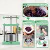 EJWOX Green Cheese Tincture Herb Fruit Wine Manual Press - 0.8 Gal Stainless Steel Press Machine for Juice, Vegetable, Wine, Olive Oil view 2