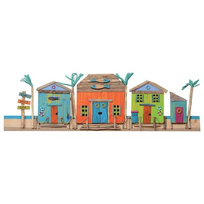 BLACK FOREST DECOR Caribbean Village Wall Art